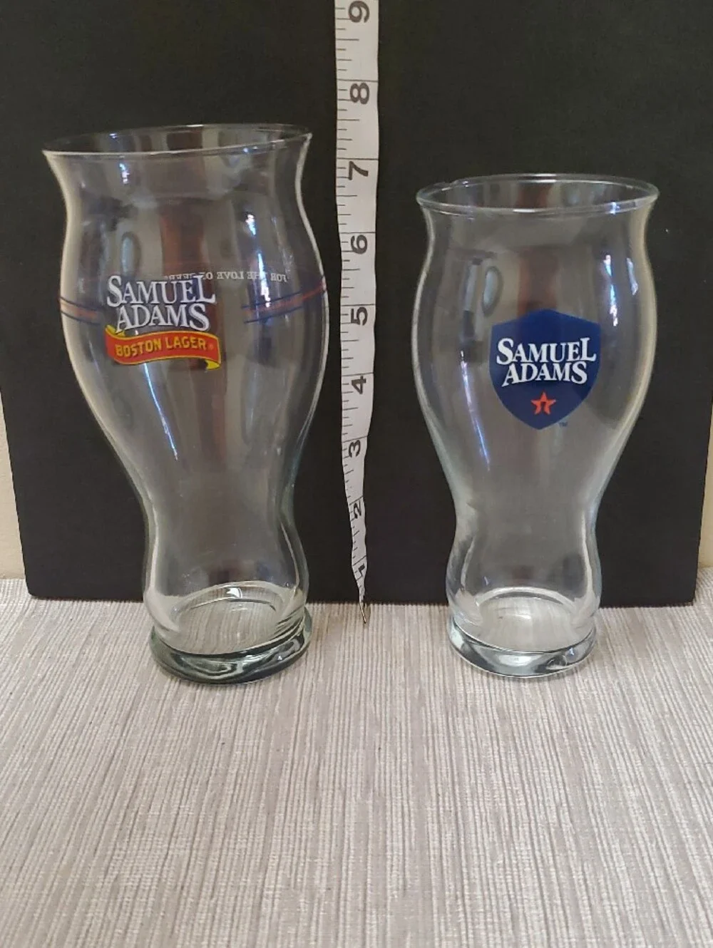 Samuel Adams Boston Lager Pint Drinking Beer Glasses - Set of 3 - 22 Oz.